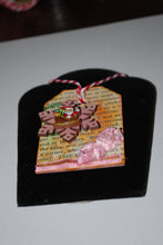 Load image into Gallery viewer, One of a kind Christmas Tags/Ornaments-Santa on Snowflake
